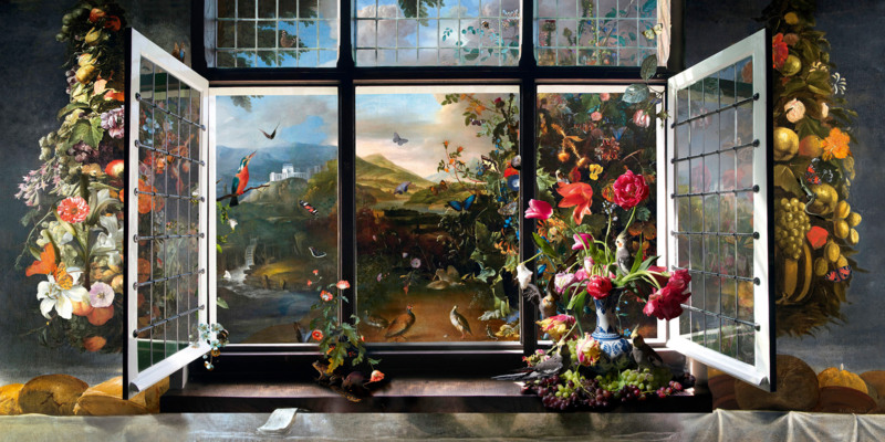 Hans Withoos View on Idyllic Landscape, 2024