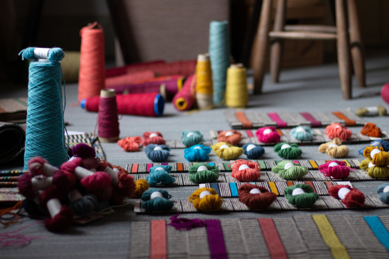 De Roode Loper - Roger Oates traploper kleur wol stalen mood