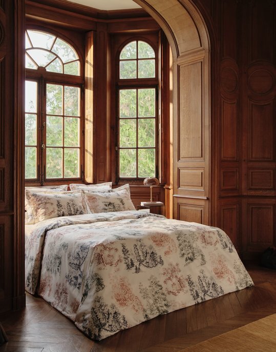 DEKBEDOVERTREK SET PERKAL KATOEN 120 DRADEN - PAUL & JOE VOOR BONSOIRS