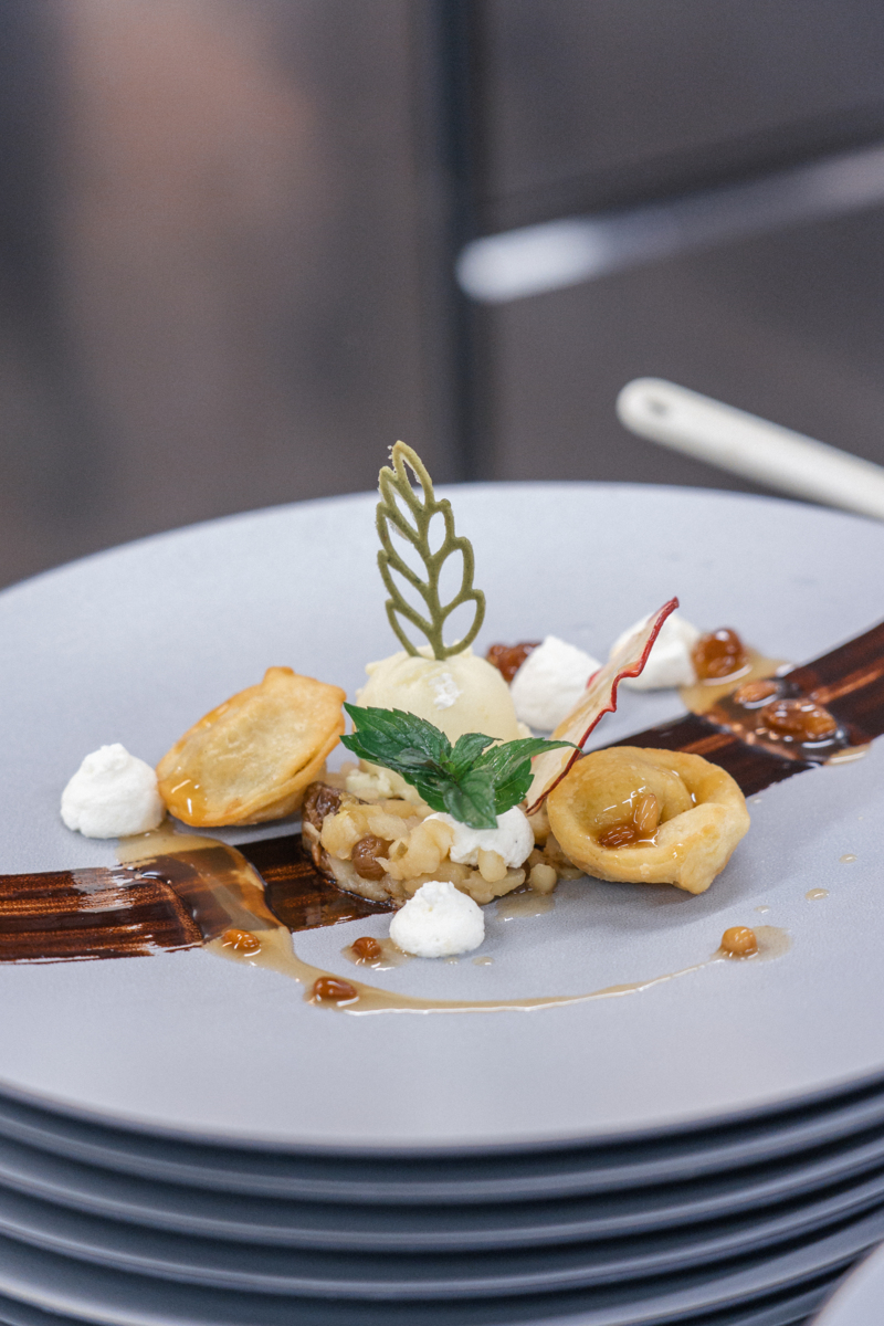 Ravioli met appel en appeltartaar © Cyprianerhof